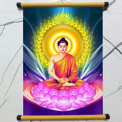 Tranh vải treo tường Phật Thích Ca Mâu Ni, Phật Bổn Sư